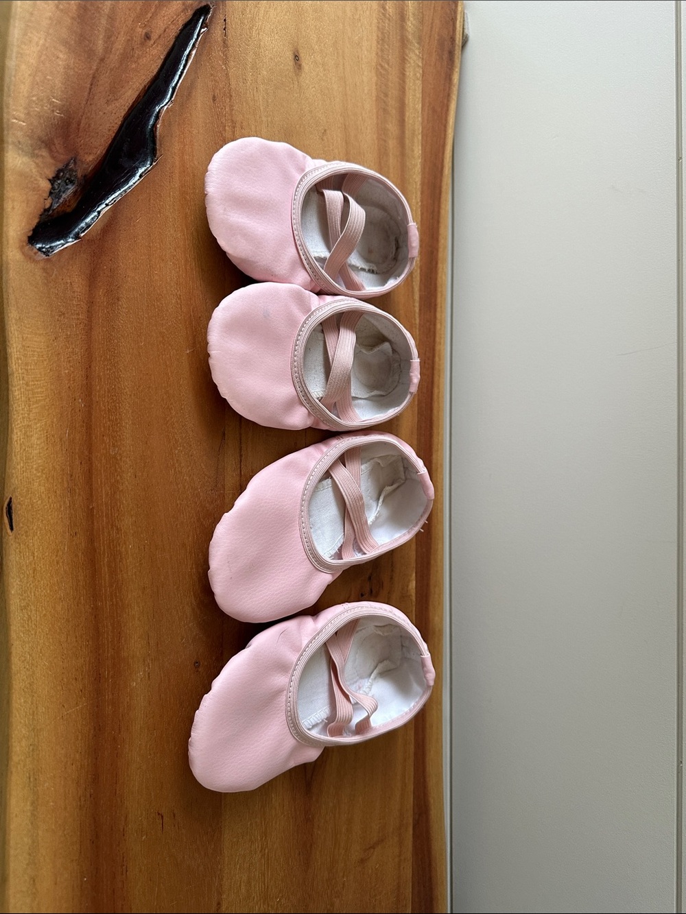STELLE Kids Pink Ballet slipper shoes- Soft Slip-On Dance Shoes